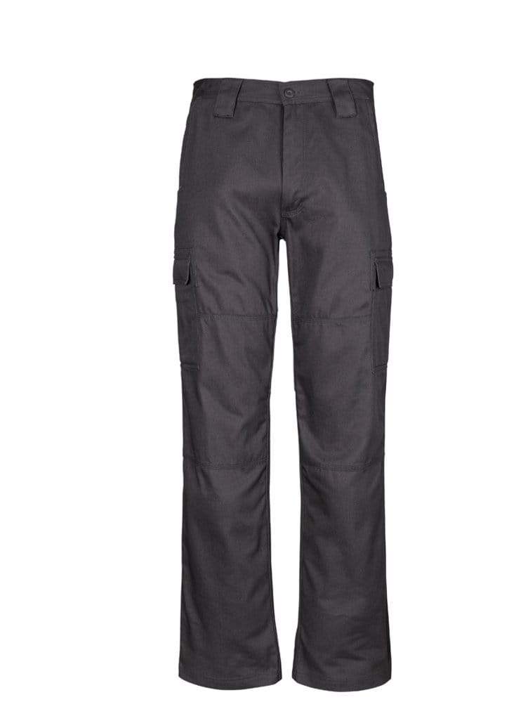 SYZMIK Men’s Midweight Drill Cargo Pants (Regular) ZW001 Work Wear Syzmik Charcoal 87R 