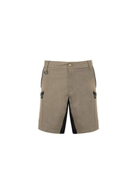 SYZMIK Men’s Streetworx Stretch Short ZS340 Work Wear Syzmik Khaki 72 