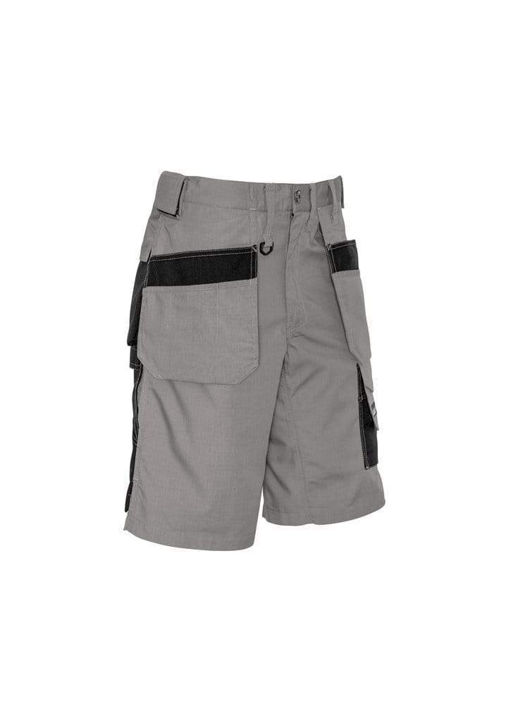 SYZMIK Men’s Ultralite Multi-pocket Short ZS510 Work Wear Syzmik Silver/Black 72 