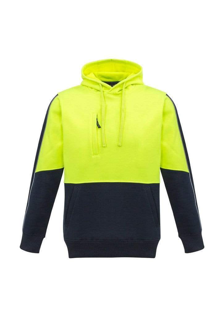 Syzmik Workwear Unisex Hi Vis Pullover Hoodie ZT484 Work Wear Syzmik XXS Yellow/Navy 