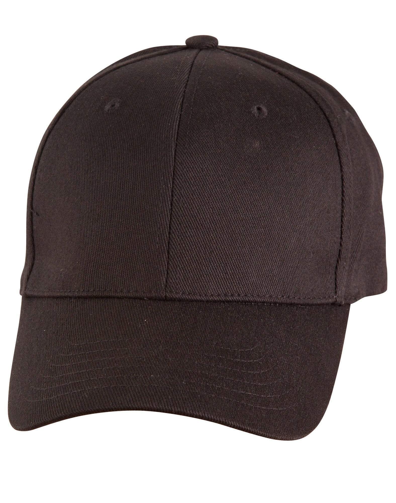 Cotton Fitted Cap Ch36 Active Wear Winning Spirit Black S 