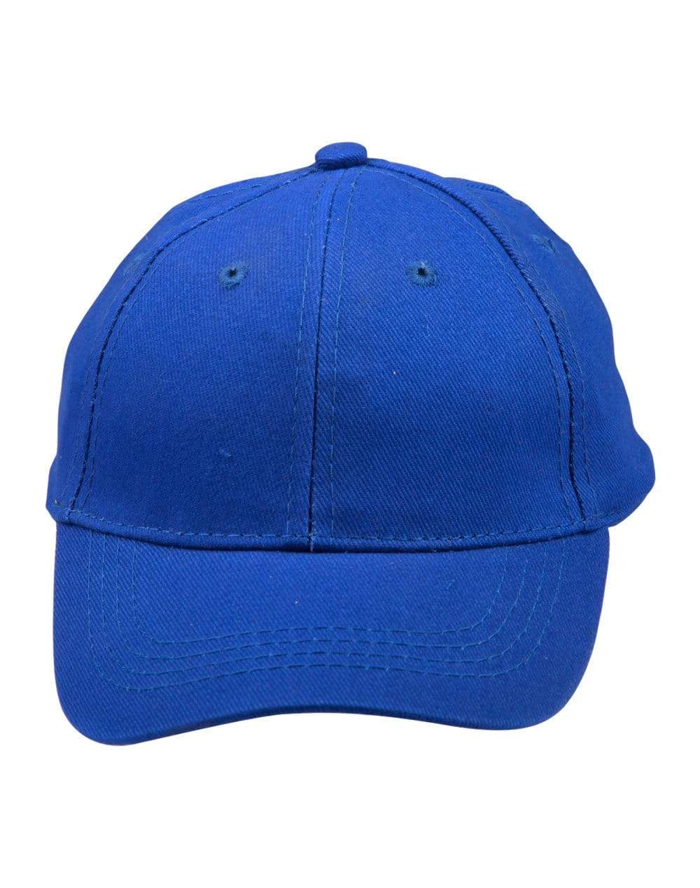 Kids Brushed Cotton Cap H1055 Active Wear Winning Spirit Royal 42cm-56cm 