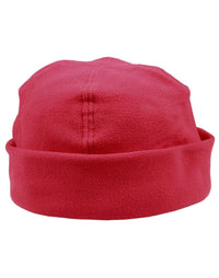 Polar Fleece Beanie Ch27 Active Wear Winning Spirit Cherry Red One size fits most 