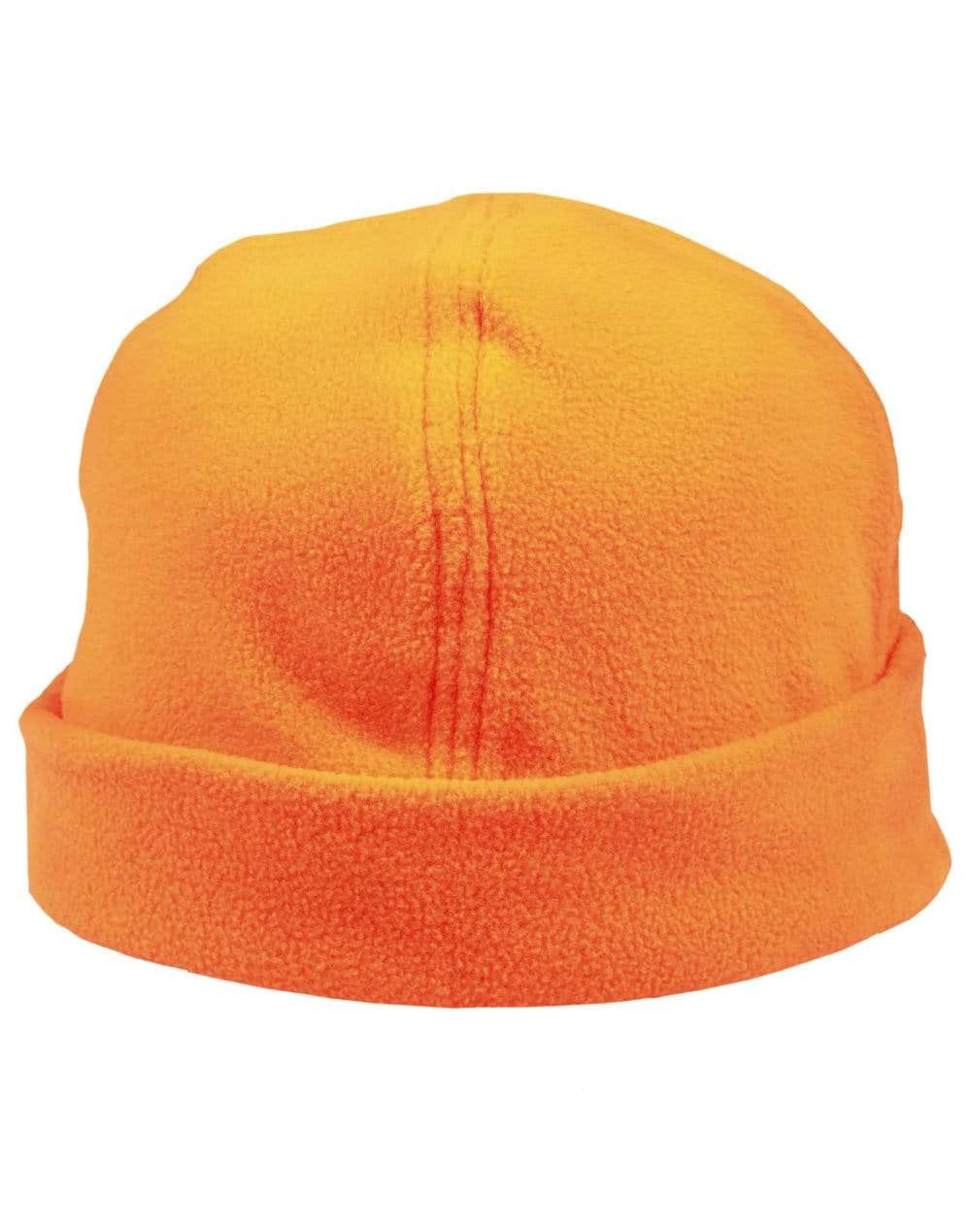 Polar Fleece Beanie Ch27 Active Wear Winning Spirit Fluoro Orange One size fits most 