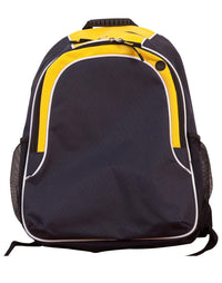 WINNER BACKPACK B5020 Active Wear Winning Spirit Navy/White/Gold "(w)35.5cm (h) 43cm (d)15.5cm Capacity: 23 Litres" 