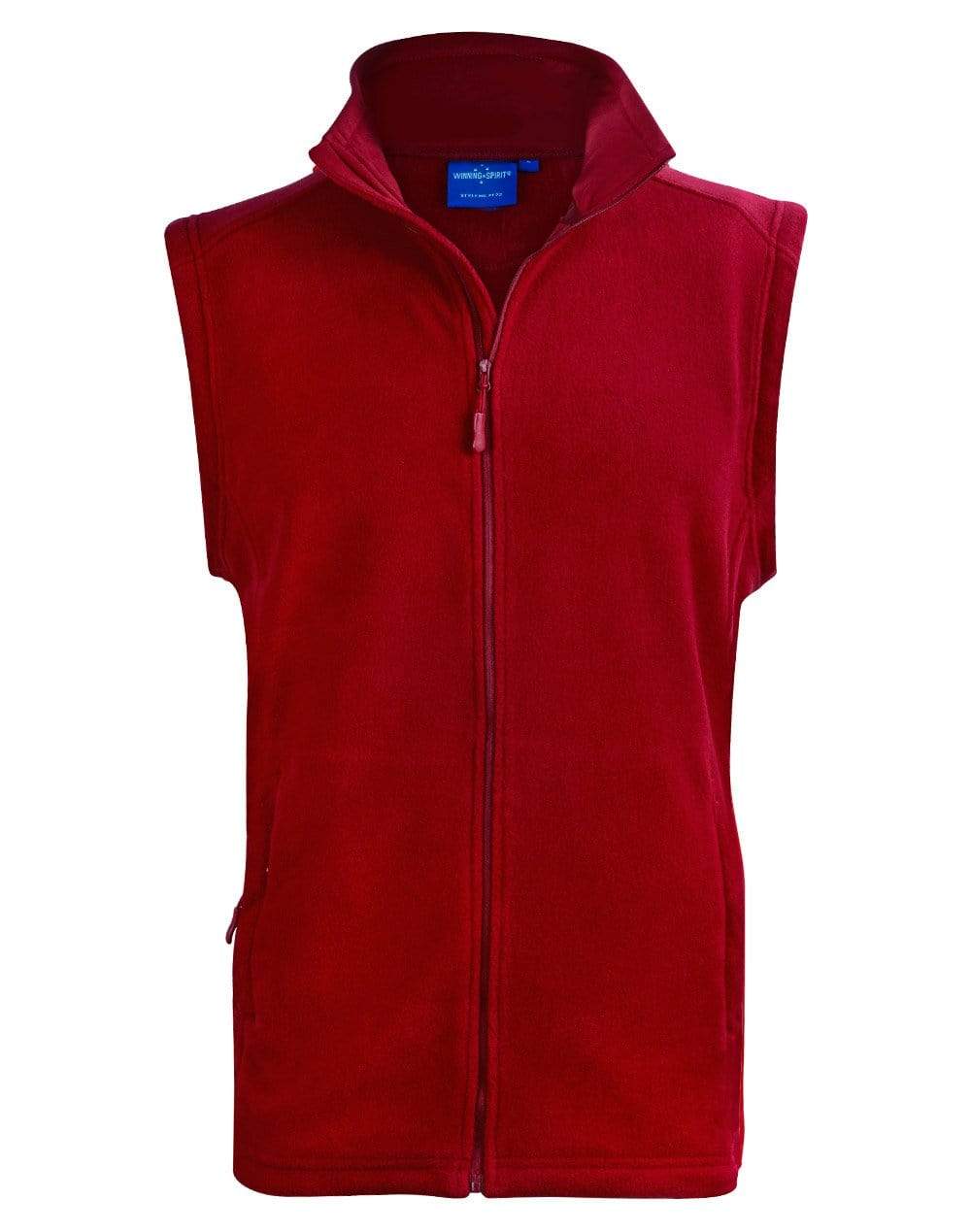 Bromley Polar Fleece Vest Unisex Pf22 Casual Wear Winning Spirit Red 2XS 