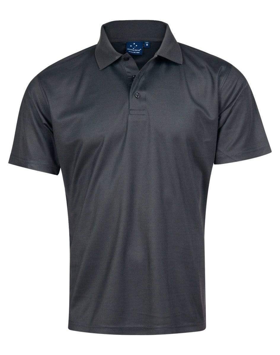 Winning Spirit Casual Wear Charcoal / XS WINNING SPIRIT VERVE POLO Men's PS81