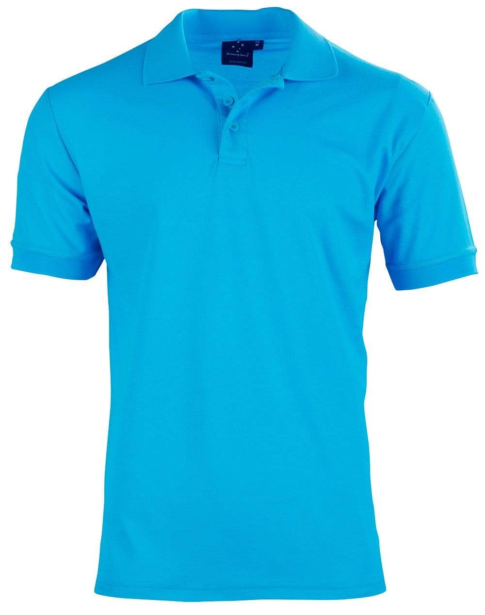 Connection Polo Men's Ps63 Casual Wear Winning Spirit Aqua Blue S 