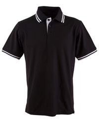 Grace Polo Men's Ps65 Casual Wear Winning Spirit Black/White S 