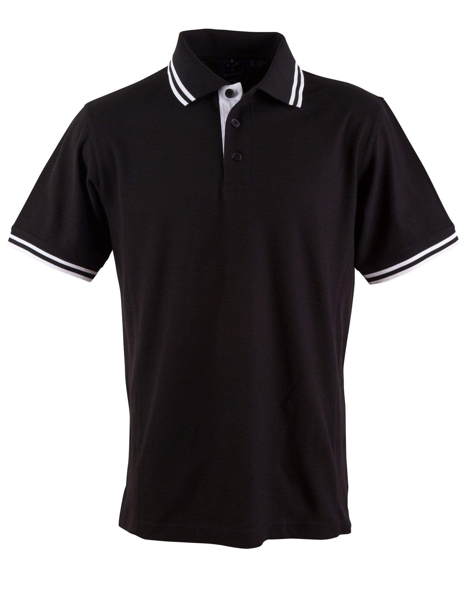 Grace Polo Men's Ps65 Casual Wear Winning Spirit Black/White S 