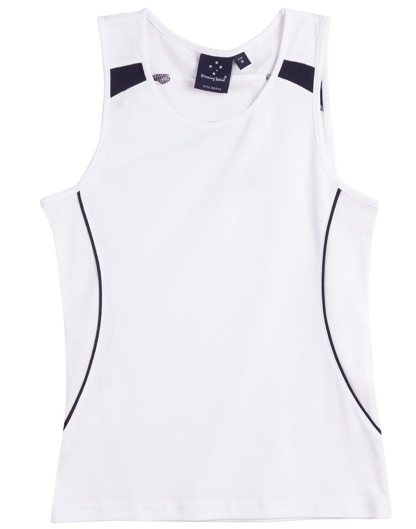 Legend Singlet Ladies Sl54 Casual Wear Winning Spirit White/Navy 8 