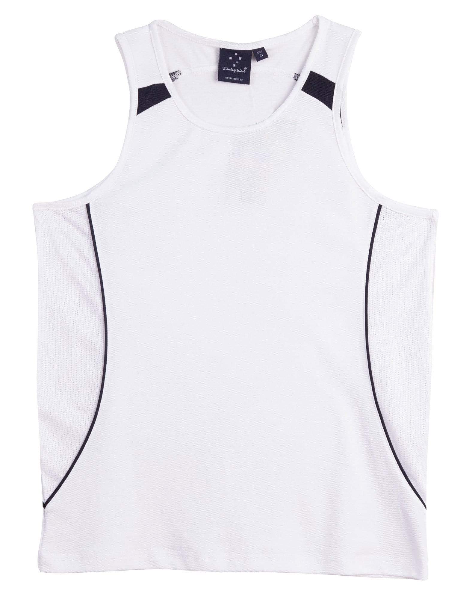 Legend Singlet Men's Sl53 Casual Wear Winning Spirit White/Navy XS 