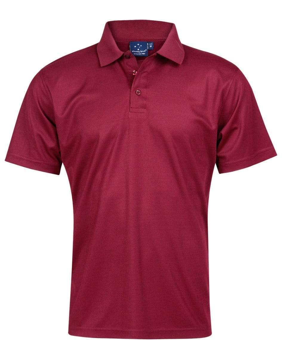 Winning Spirit Casual Wear Maroon / 3XL WINNING SPIRIT VERVE POLO Men's PS81