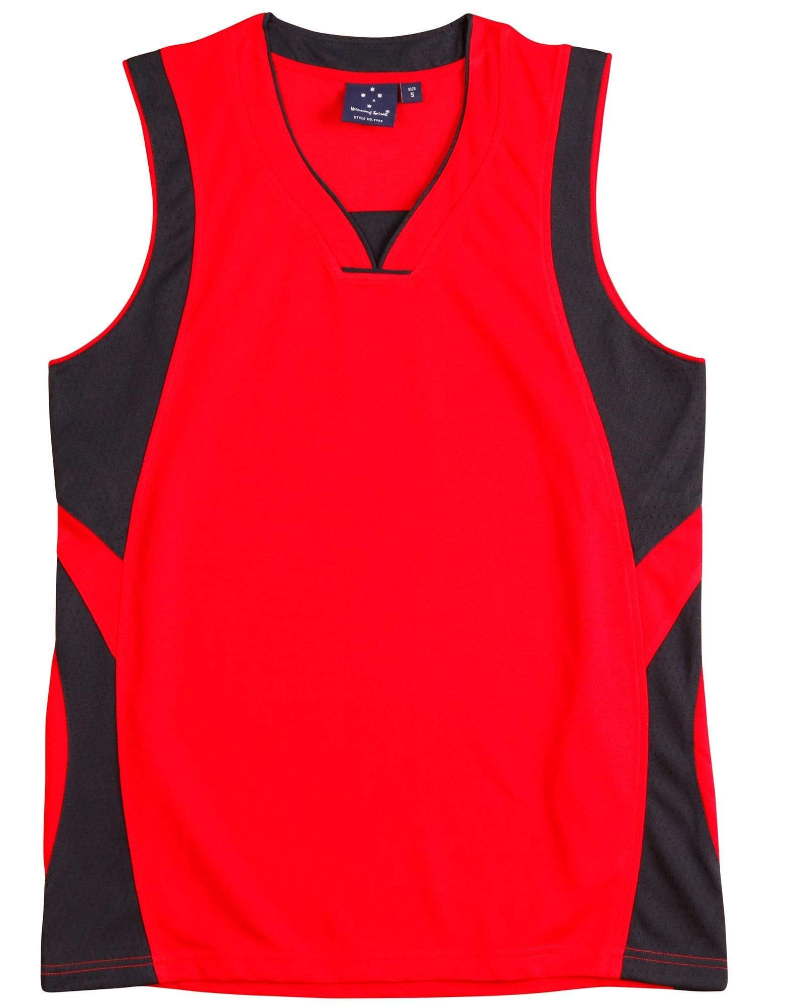 Slamdunk Singlet Adult Ts83 Casual Wear Winning Spirit Red/Navy S 