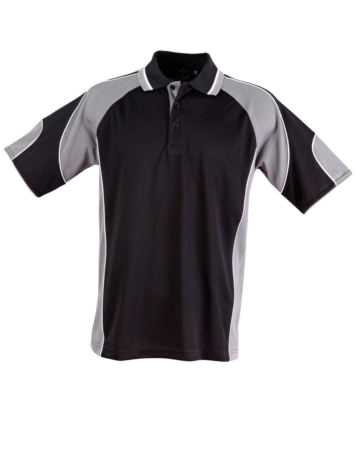 Winning Spirit Alliance Polo Kids Ps61k Casual Wear Winning Spirit Black/Ash 6K 