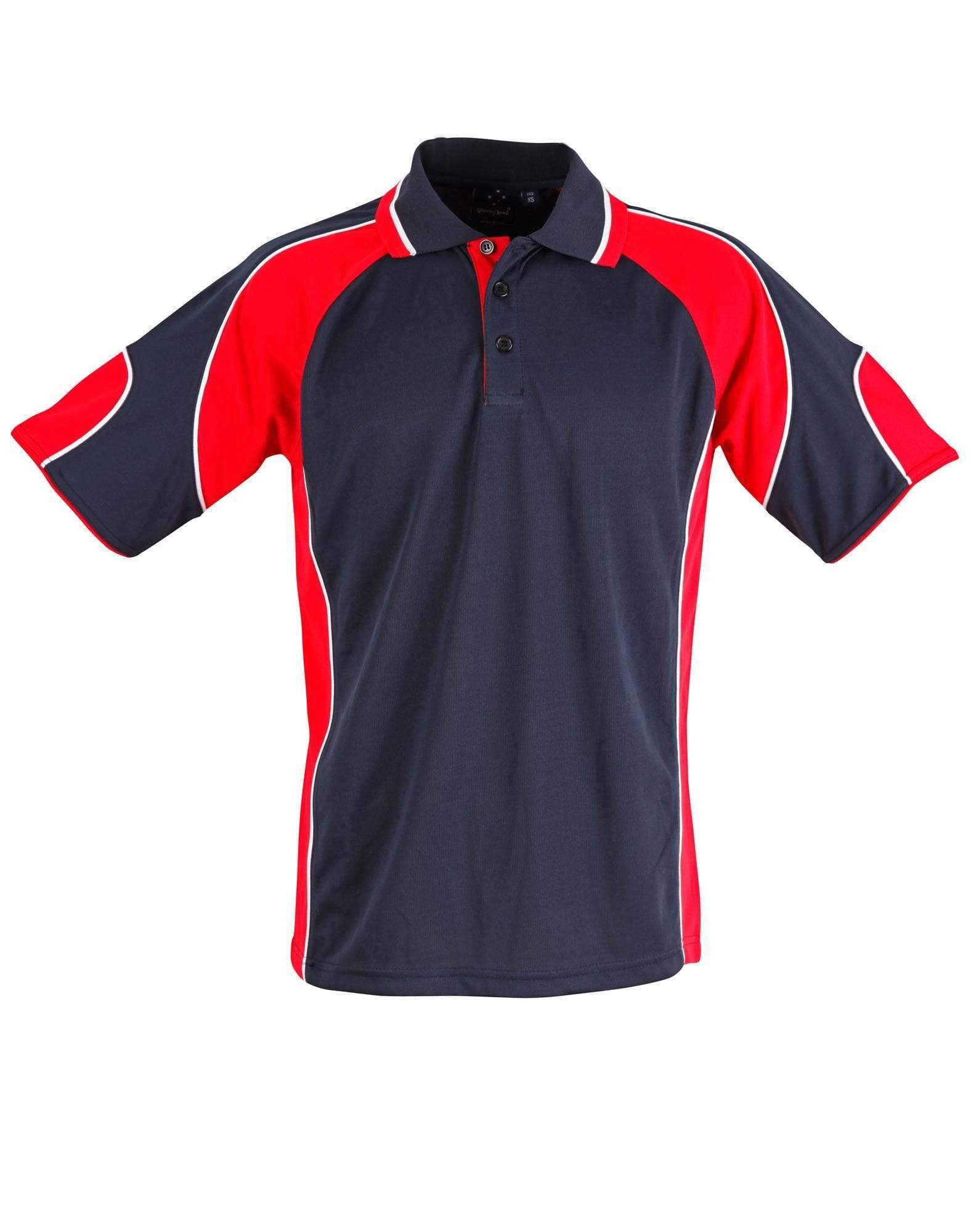 Winning Spirit Alliance Polo Kids Ps61k Casual Wear Winning Spirit Navy/Red 6K 