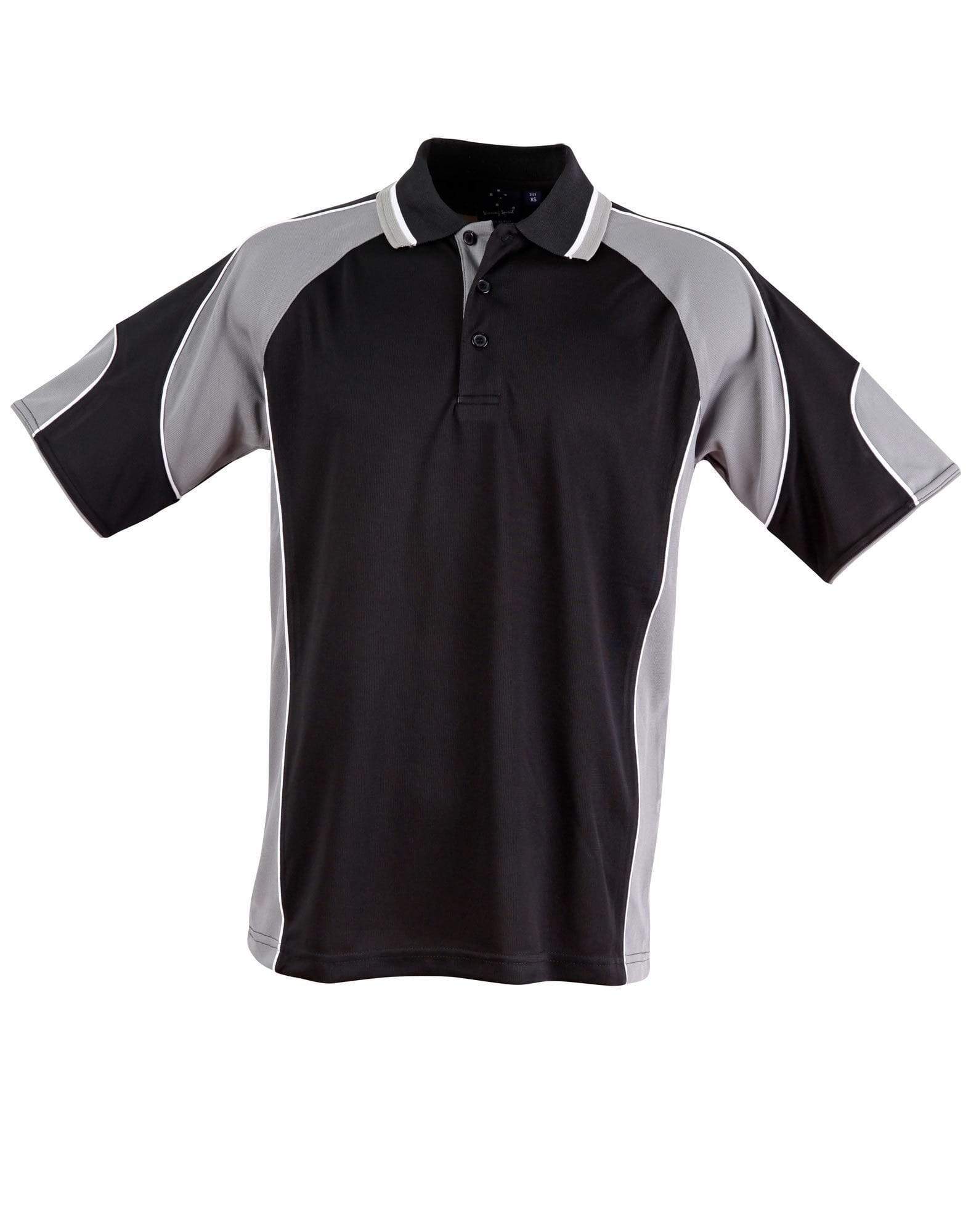 Winning Spirit Alliance Polo Men's  Ps61 Casual Wear Winning Spirit Black/Ash XS 