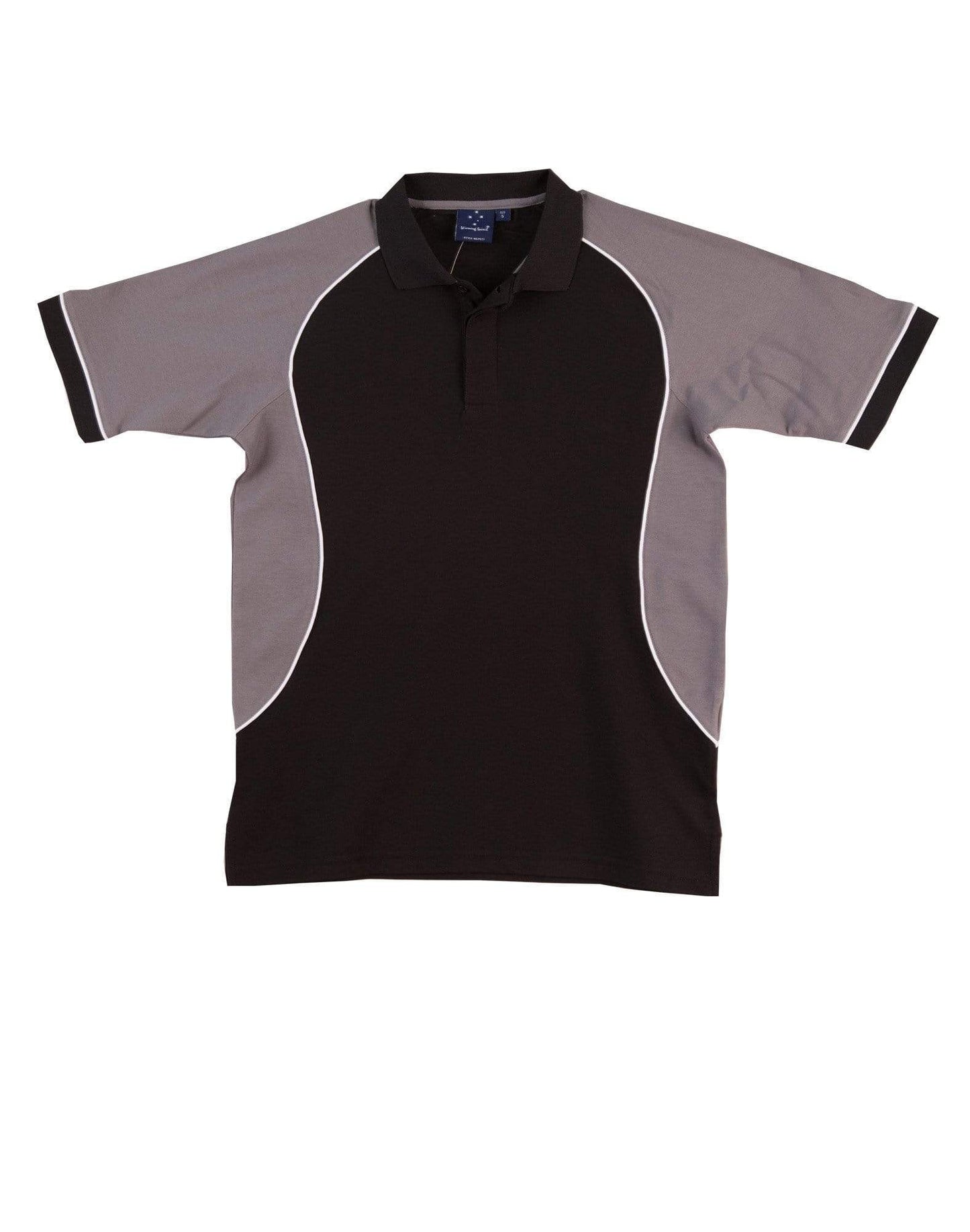 Winning Spirit Arena Polo Kids Ps77k Casual Wear Winning Spirit Black/White/Grey 4K 