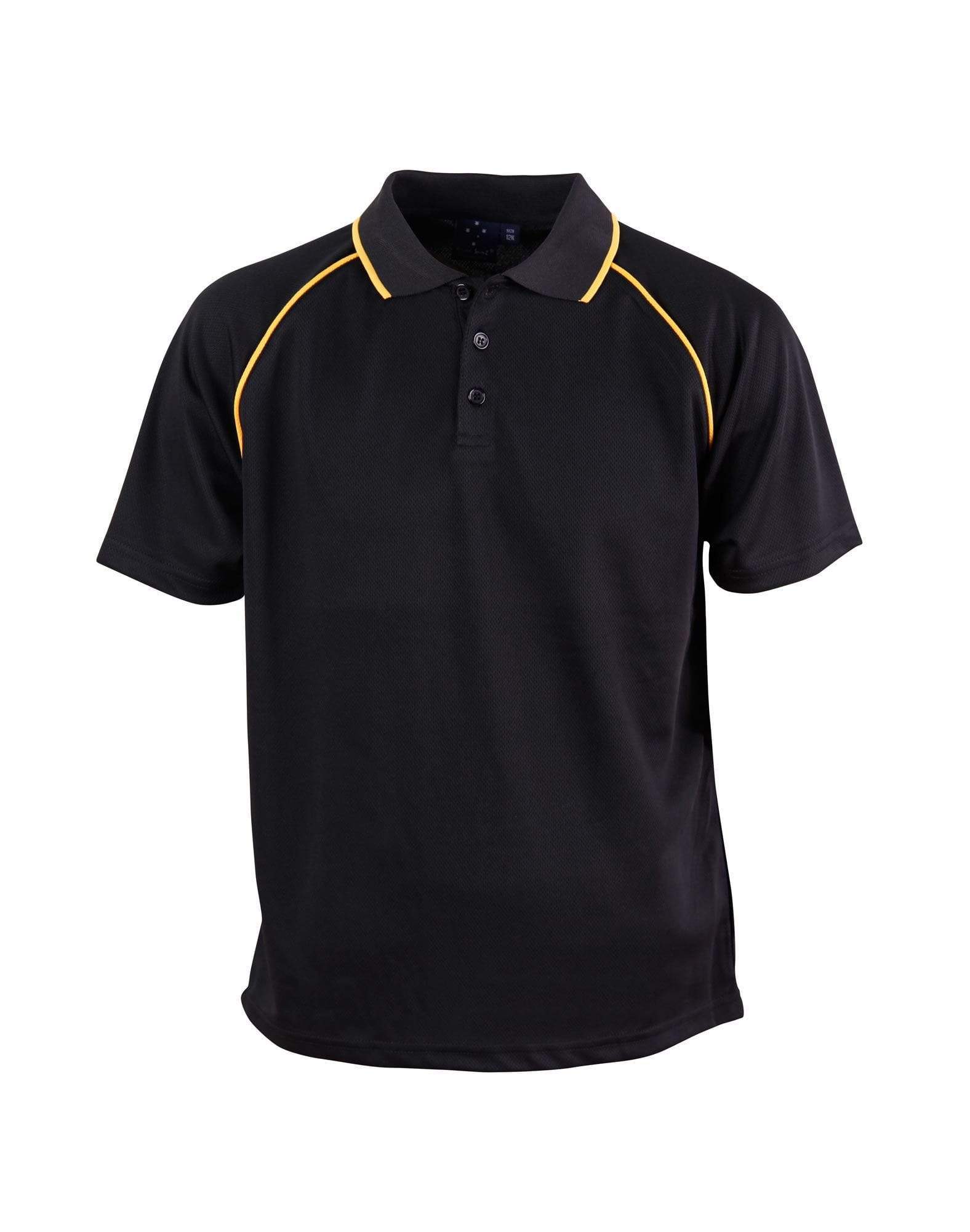 Winning Spirit Champion Polo Kids Ps24 Casual Wear Winning Spirit Black/Gold 4K 