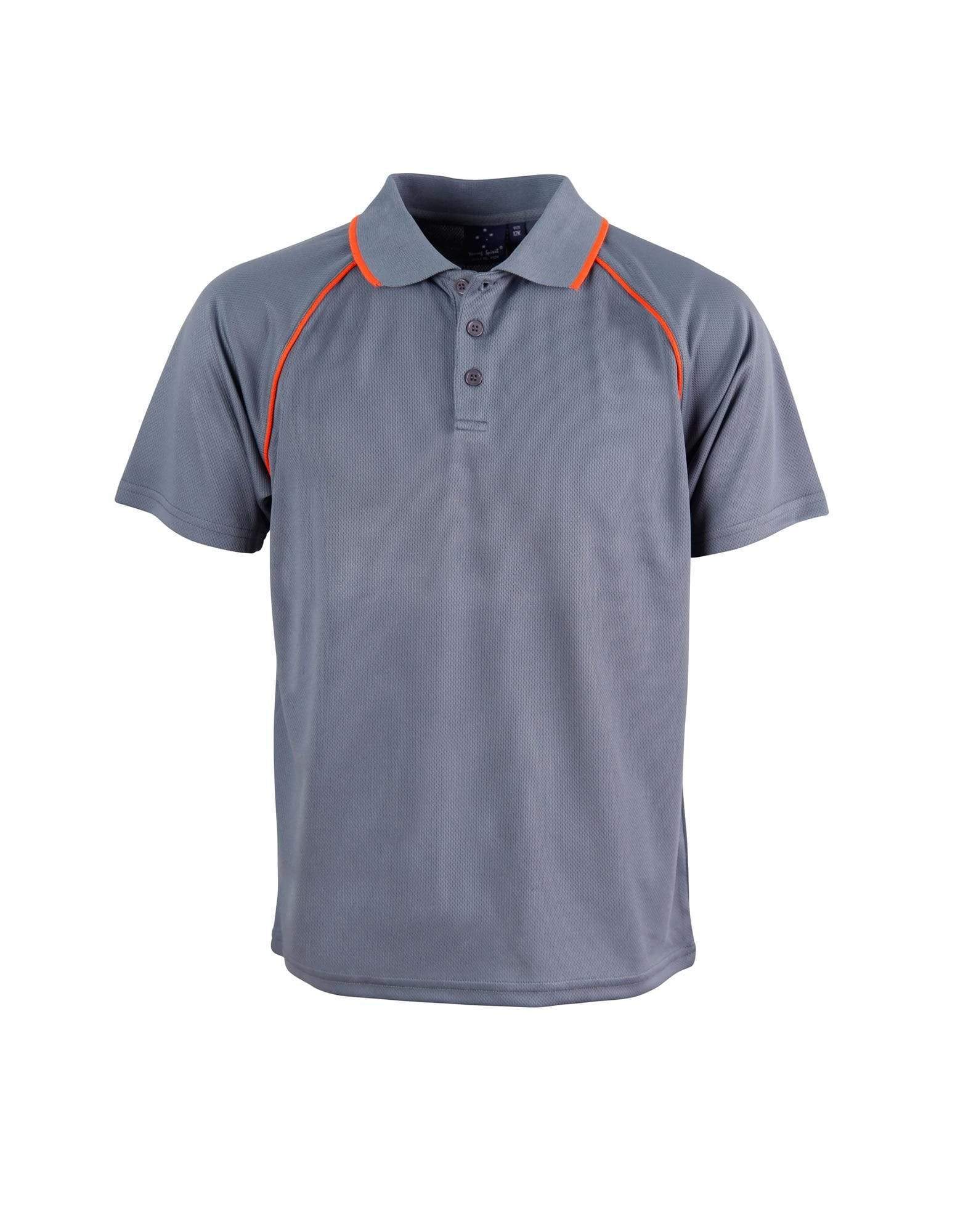 Winning Spirit Champion Polo Kids Ps24 Casual Wear Winning Spirit Charcoal/Orange 4K 