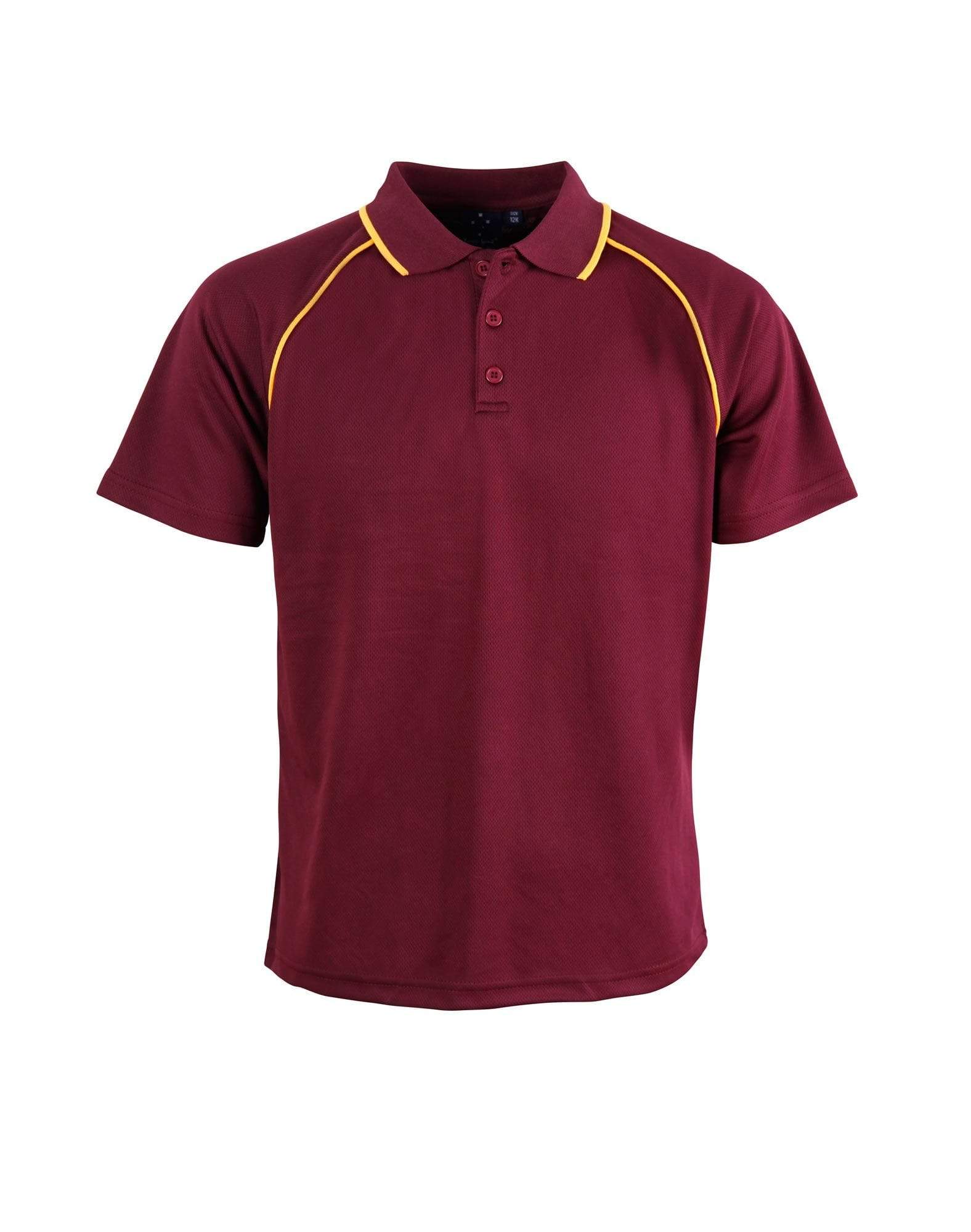 Winning Spirit Champion Polo Kids Ps24 Casual Wear Winning Spirit Maroon/Gold 4K 