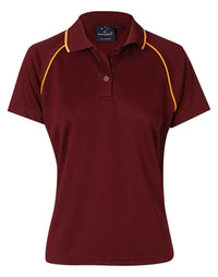 WINNING SPIRIT CHAMPION POLO Ladies' PS19 Casual Wear Winning Spirit Maroon/Gold 8 