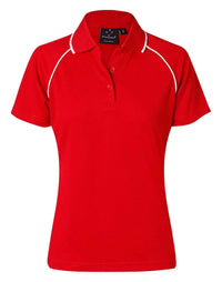 WINNING SPIRIT CHAMPION POLO Ladies' PS19 Casual Wear Winning Spirit Red/White 8 