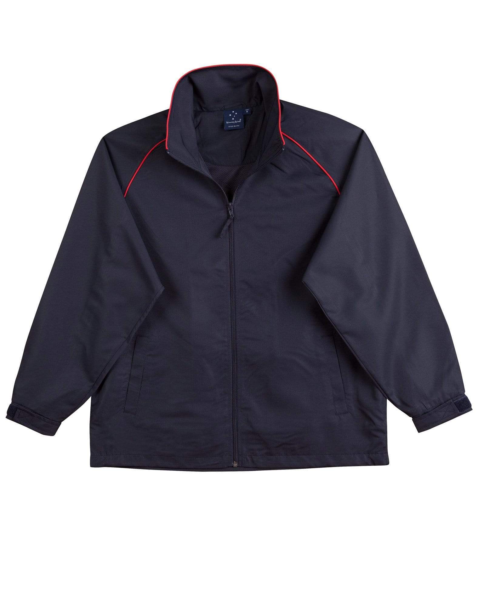 Winning Spirit Champion's Track Top Kids' Jk21k Casual Wear Winning Spirit Navy/Red 4K 