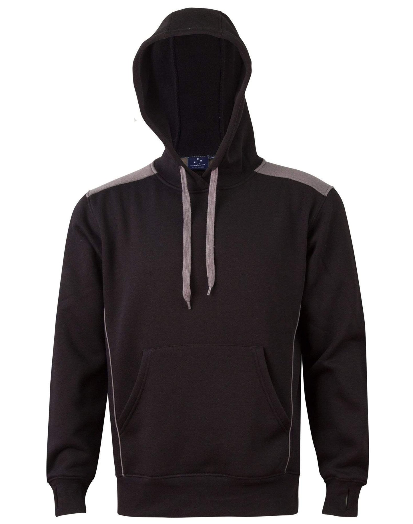 Winning Spirit Croxton Hoodie Adult Unisex Fl19 Casual Wear Winning Spirit Black/Ash XS 