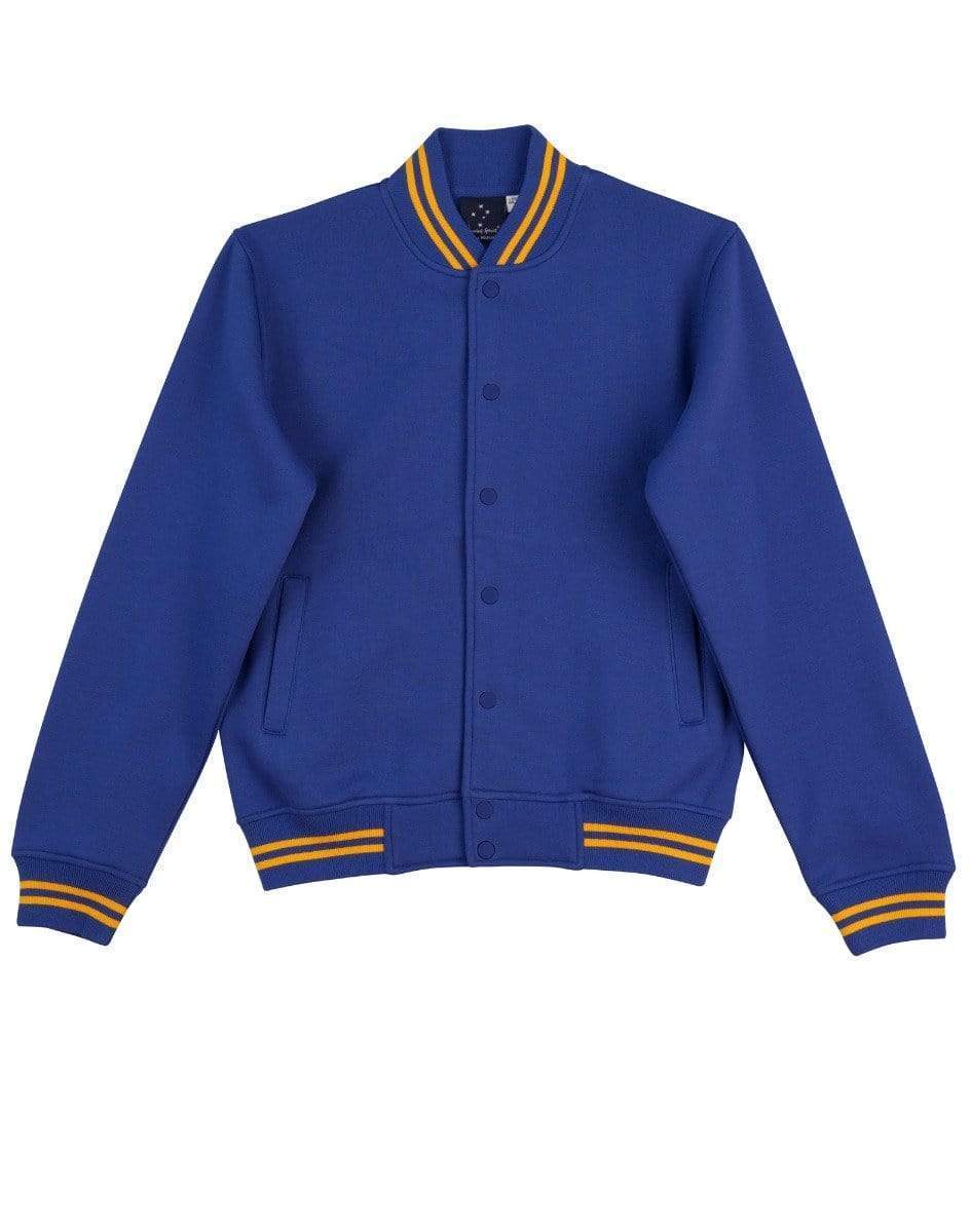 WINNING SPIRIT FLEECE LETTERMAN Kids' FL11K Casual Wear Winning Spirit Royal/Gold 6K 