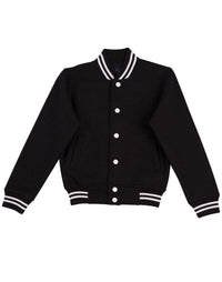 Winning Spirit Fleece Letterman - Unisex Fl11 Casual Wear Winning Spirit Black/White XXXS 