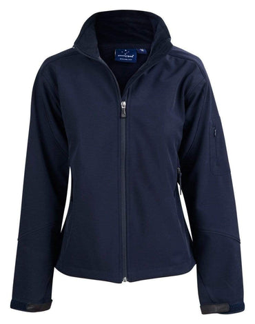 Winning Spirit Ladies' Softshell Jacket Ladies Jk24 Casual Wear Winning Spirit Navy 8 