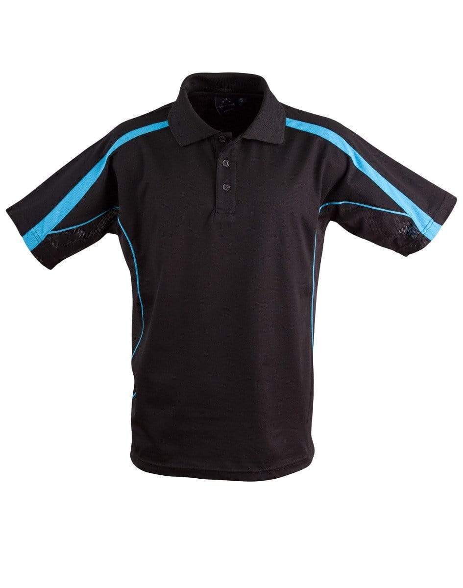 Winning Spirit Legend Mens Ps53 Casual Wear Winning Spirit Black/Aqua Blue XS 