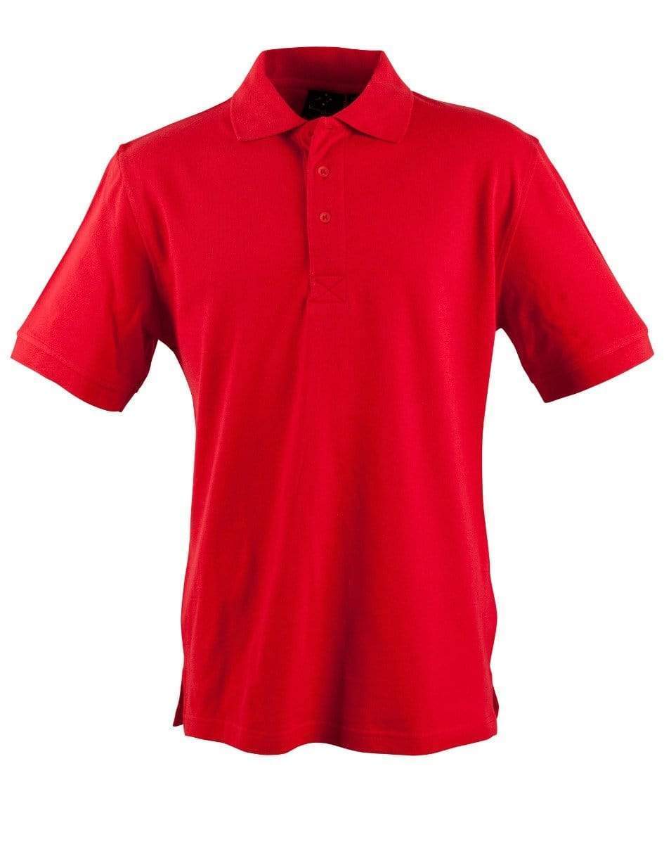 Winning Spirit Longbeach Polo Men's Ps39 Casual Wear Winning Spirit Red S 