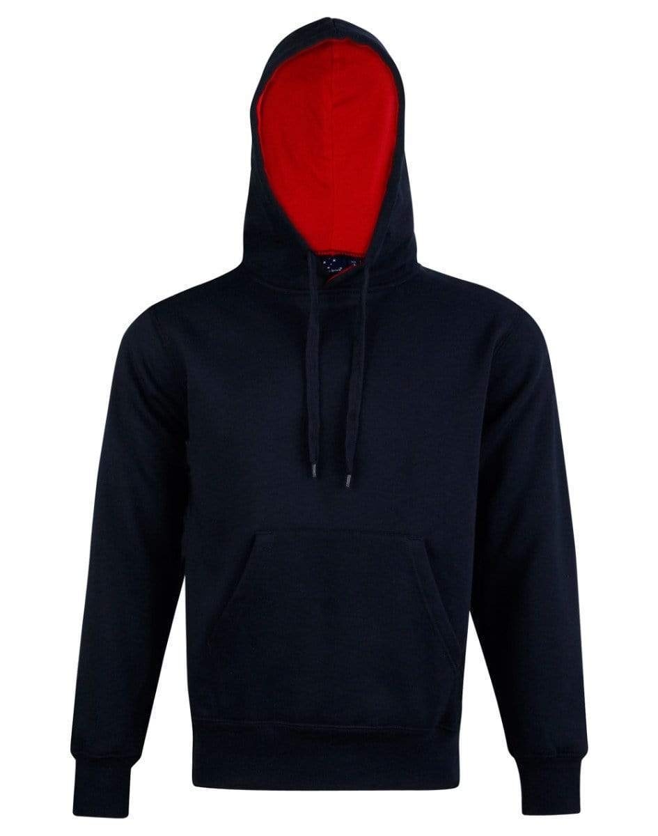 Winning Spirit Passion Fleece Hoodie Kids' Fl09k Casual Wear Winning Spirit Navy/Red 6K 