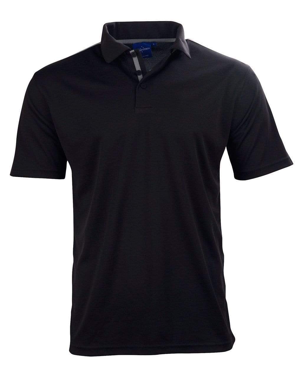 Winning Spirit PS83K Staten polo shirt Kid's Casual Wear Winning Spirit BLACK/ASH 4K 