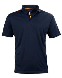 Winning Spirit PS83K Staten polo shirt Kid's Casual Wear Winning Spirit NAVY/GOLD 4K 