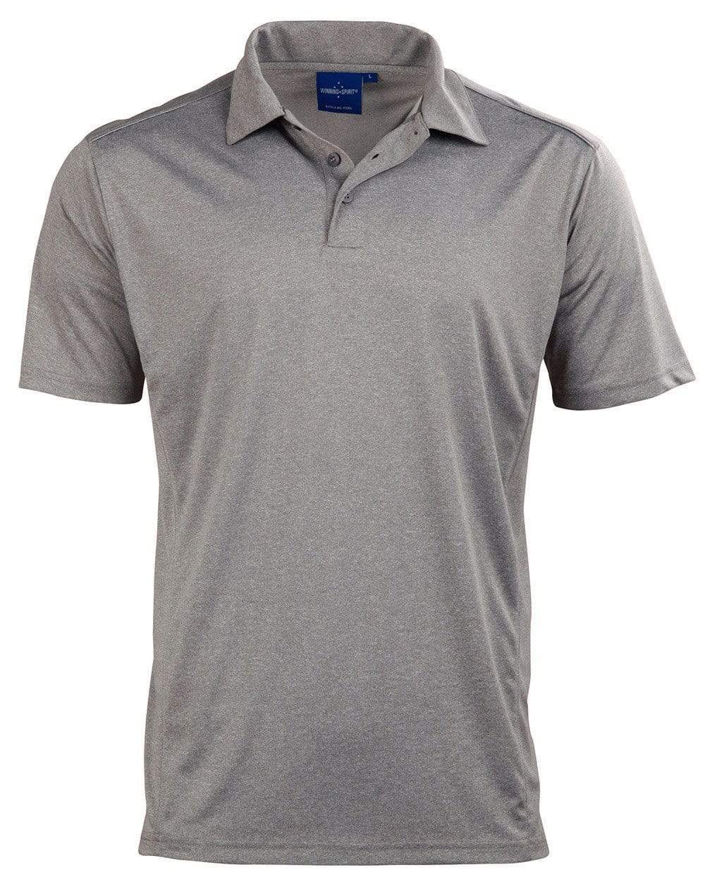 Winning Spirit PS85 HARLAND POLO Men's Casual Wear Winning Spirit SILVER GREY XS 