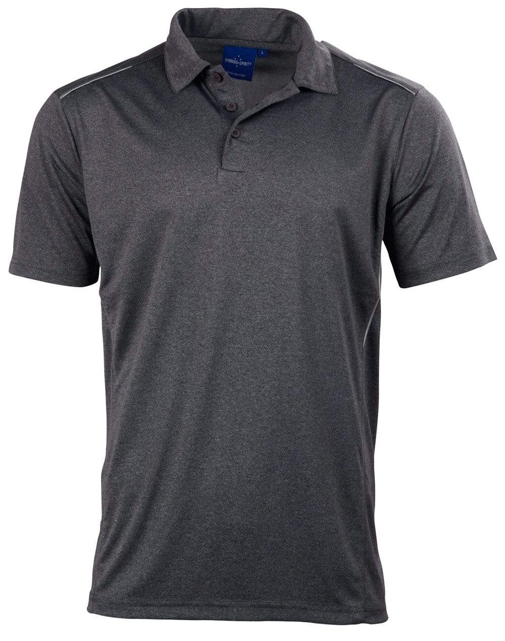 Winning Spirit PS85 HARLAND POLO Men's Casual Wear Winning Spirit BLACK XS 