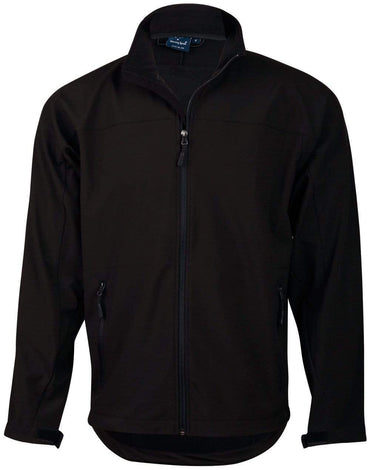 WINNING SPIRIT ROSEWALL SOFT SHELL Men's JK15 Casual Wear Winning Spirit Black/Black S 