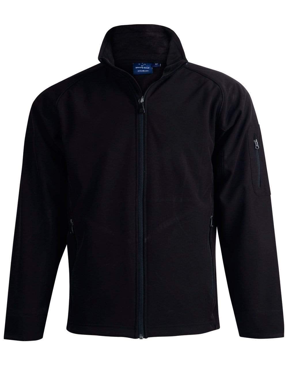 WINNING SPIRIT Softshell Jacket Men's JK23 Casual Wear Winning Spirit Black S 