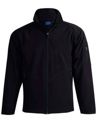 WINNING SPIRIT Softshell Jacket Men's JK23 Casual Wear Winning Spirit Black S 