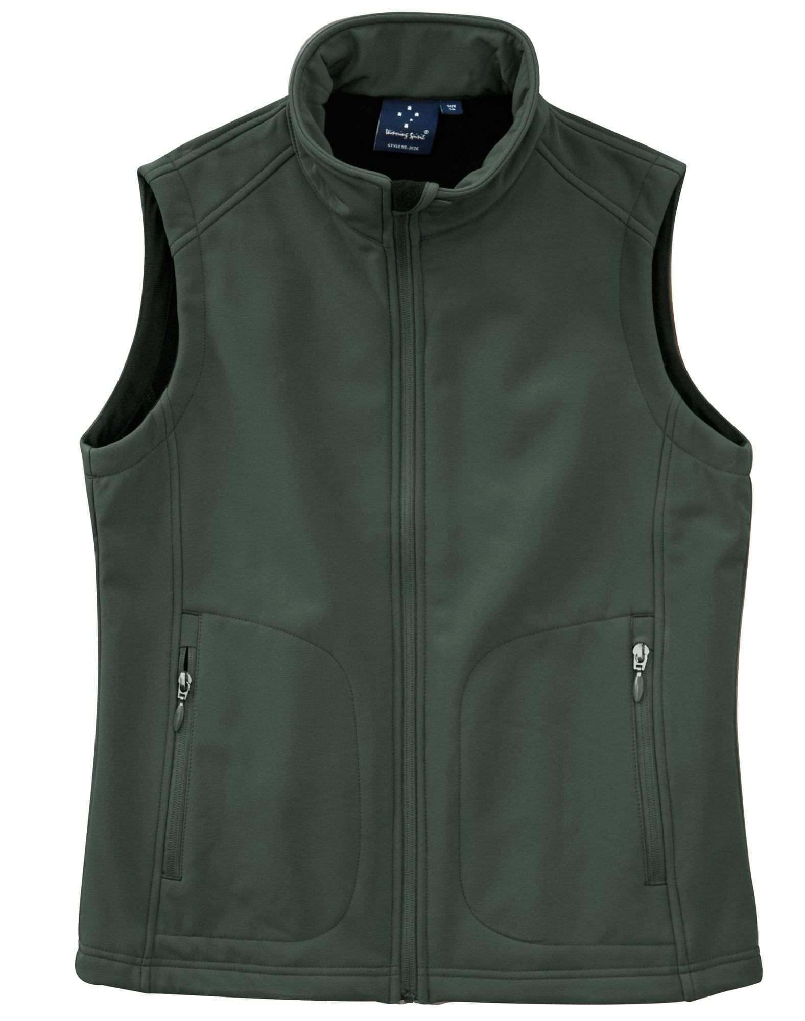 WINNING SPIRIT Softshell Vest Ladies' JK26 Casual Wear Winning Spirit Charcoal 8 