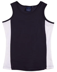 Winning Spirit Casual Wear Navy/White / 16 WINNING SPIRIT TEAMMATE SINGLET Ladies  TS17