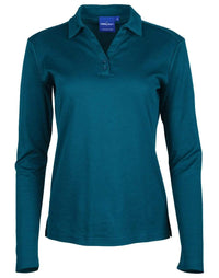 Winning Spirit Casual Wear Ocean Blue / 6 Winning Spirit Victory Plus TRUEDRY® long sleeve polo PS36B