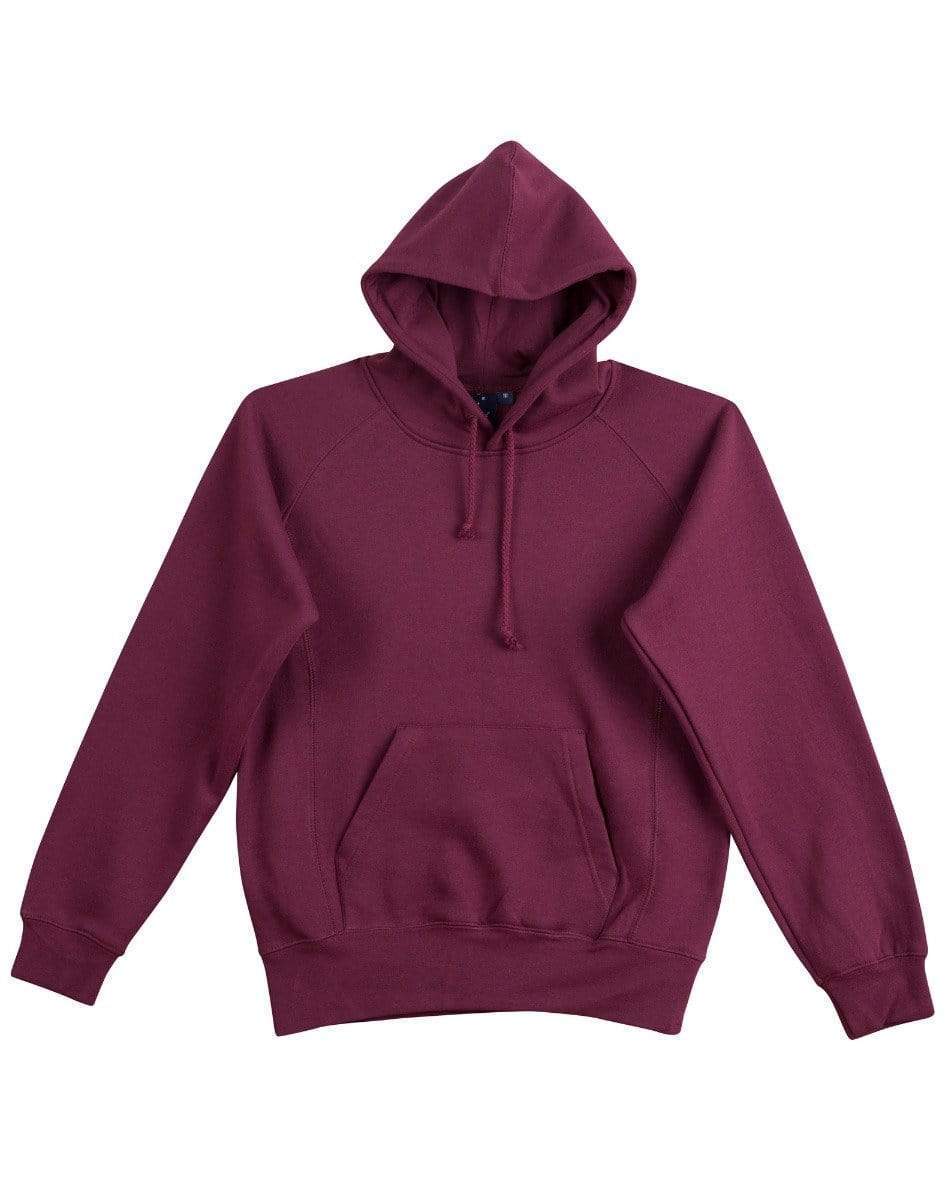 WINNING SPIRIT WARM HUG Fleece Hoodie Ladies FL08 Casual Wear Winning Spirit Maroon 8 