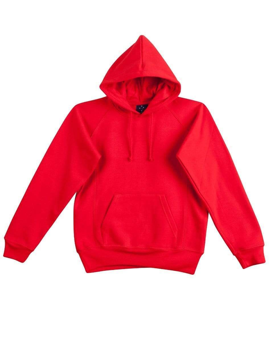 WINNING SPIRIT WARM HUG Fleece Hoodie Ladies FL08 Casual Wear Winning Spirit Red 8 