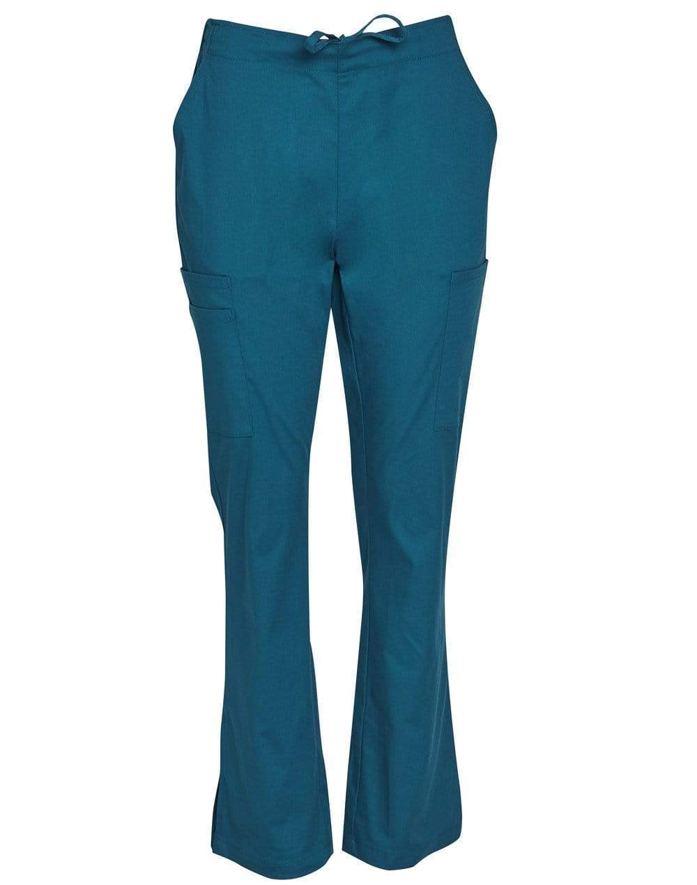 Winning Spirit Ladies Solid Colour Scrub Pants M9720 Health & Beauty Winning Spirit Teal 2XS 