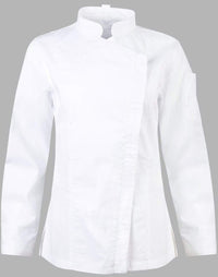 Winning Spirit Ladies Functional Chef Jackets Cj04 Hospitality & Chefwear Winning Spirit White 2XS 