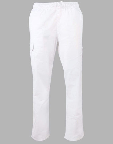 Winning Spirit Mens Functional Chef Pants Cp03 Hospitality & Chefwear Winning Spirit White XS 